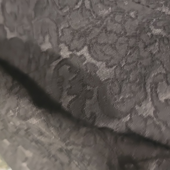 New Elegant Black Brocade Suit Set - Picture 5 of 5